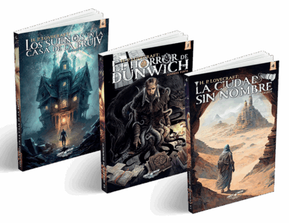 COMBO N°2: TOMOS 4, 5, 6 La ciudad sin nombre El horror de Dunwich Los sueños en la casa de la bruja